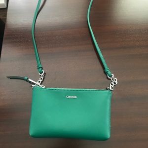 Kelly green Calvin Klein cross body